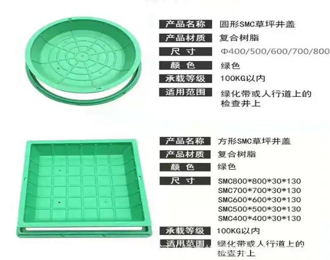 平舆树脂复合种植井盖展示